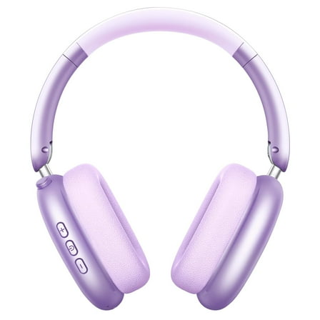 Mahipey Y01 Wireless Over-Ear Headphones with Active Noise Cancelling,Hi-Res Audio,48H Playtime,Foldable Design Bluetooth Headphones for iPhone/Samsung/Android/PC(Purple)