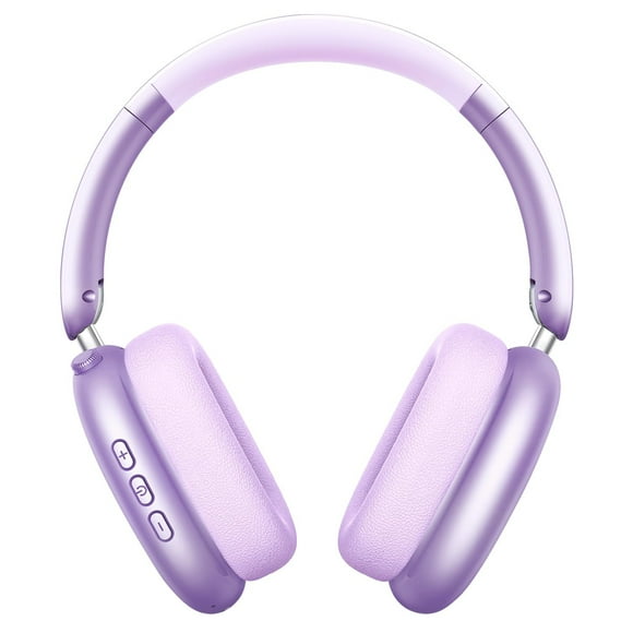 Mahipey Y01 Wireless Over-Ear Headphones with Active Noise Cancelling,Hi-Res Audio,48H Playtime,Foldable Design Bluetooth Headphones for iPhone/Samsung/Android/PC(Purple)