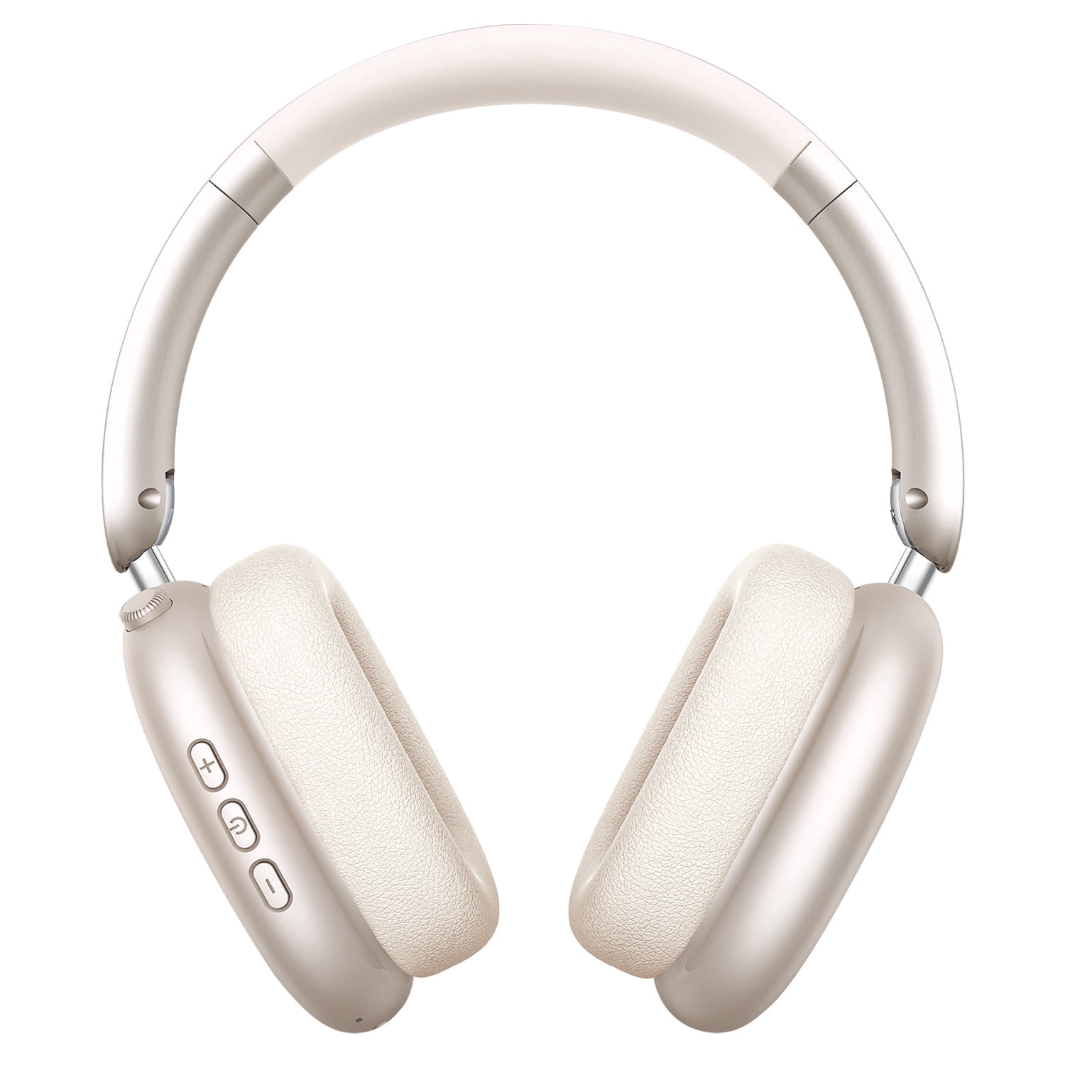Mahipey Y01 Wireless Over-Ear Headphones with Active Noise Cancelling,Hi-Res Audio,48H Playtime,Foldable Design Bluetooth Headphones for iPhone/Samsung/Android/PC(Gold)