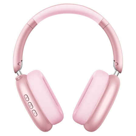 Mahipey Y01 Wireless Over-Ear Headphones with Active Noise Cancelling,Hi-Res Audio,48H Playtime,Foldable Design Bluetooth Headphones for iPhone/Samsung/Android/PC(Pink)