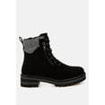 thumbnail image 1 of Mahisha Knitted Collar Zip-Up Hiker Boots, 1 of 10