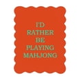 thumbnail image 1 of Mahjong Accessories, Mahjong Shuffle Card, 5X7 in Thick Pvc, Vermilion, 1 Pc, Mahjong Accessories and Gifts, Game Night Party Decorations, Game Room Decor, Funny Home Decor, 1 of 6