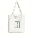 thumbnail image 1 of Mahjong Bar 2 Tiles Pattern Tote Canvas Bag Shopping Satchel Casual Handbag, 1 of 3
