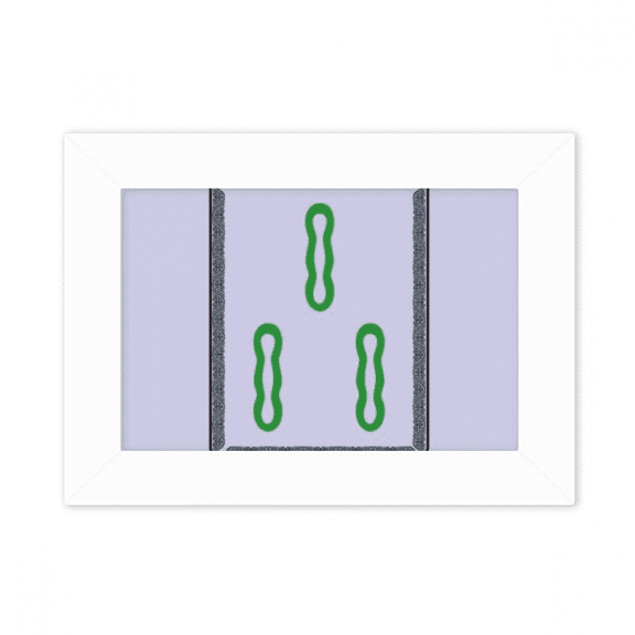 Mahjong Bar 3 Tiles Pattern Photo Mount Frame Picture Art Painting Desktop 5x7 inch