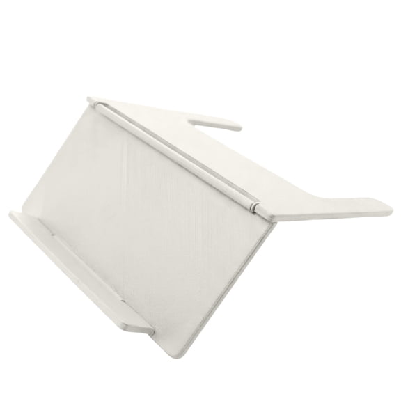 Mahjong Card Holder, Under-Mat Slide-in Stand Angled Viewing Rack, Mahjong Card Holder for Table, Space-Saving 3D-Printed Table Accessory, Foldable Design for American Mahjong (White-1PC)