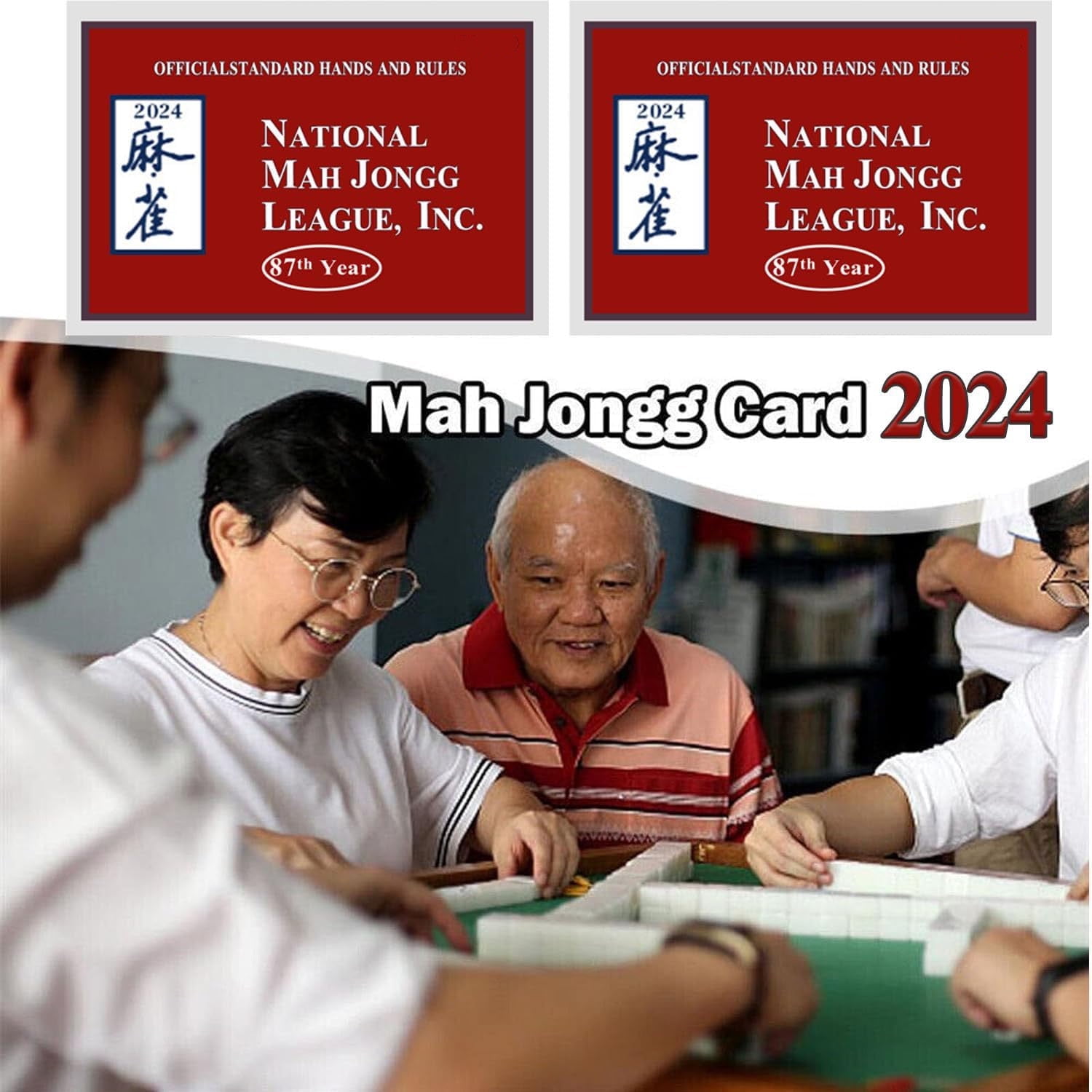 Mahjong Cards 2024, Mahjong Playing Cards,Mahjong Tiles Set, National