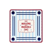 Floating Mahjong Table, Double-Sided Game Board, Mahgirls theme design by Mad About Mahj