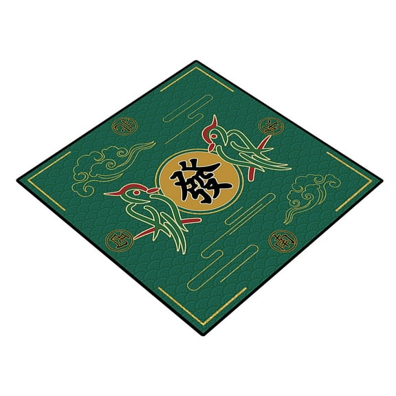 Mahjong Game Mat with Superior Resistance and Noise Reduction for Enhanced Card Board Tile Tabletop Gaming Experience