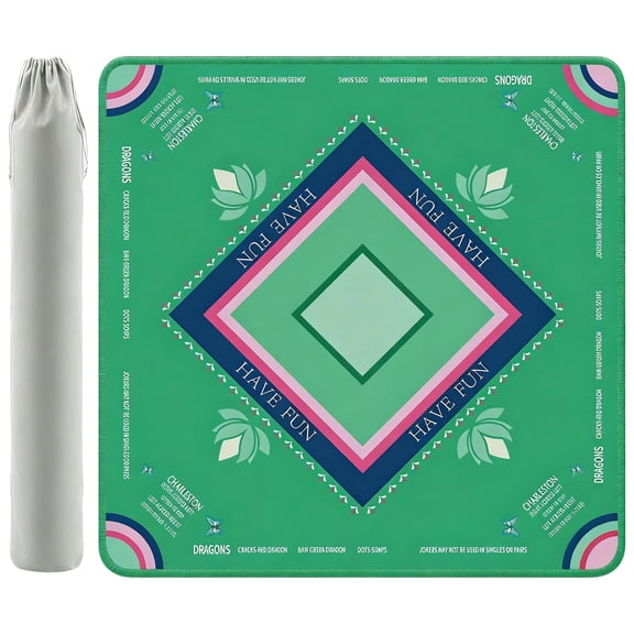 Mahjong Game Table Mat, Thickened Non-slip Rubber, 1 Piece, Suitable for Home Board Game Mahjong Playing