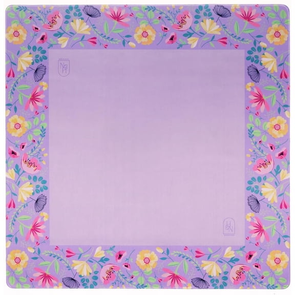 Mahjong Mat | 31.5" Non-Slip Card Table Cover | Decorative Game Mat for Mahjong Set, Dominoes, Poker & More (Lavender)
