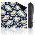 thumbnail image 1 of Mahjong Mat 31.5" x 31.5" Abstract Oyster Shell Blue Beige White Layers Dark Non-Slip Noise Reduction Mahjong Tiles Table Cover for Dominoes Poker Card Board and Tile Games, 1 of 6