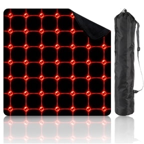 Mahjong Mat 31.5" x 31.5" Abstract Red Black Geometric Nodes Non-Slip Noise Reduction Mahjong Accessories Gifts for Board and Tile Games