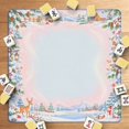 Snowflake Table View Mahjong Mat 31.5