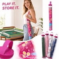 thumbnail image 1 of Mahjong Mat Bag, Durable Plastic Rolled Item Storage Tube For Game Night Outdoor Gathering, 1 of 7
