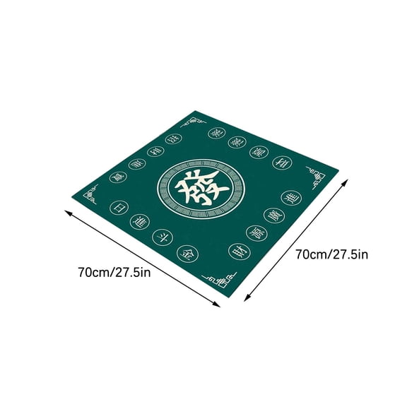 Mahjong Mat,Mahjong Table Cover,Mahjong Table Mat,Anti Slip Noise Reduction Mah Jong Table Cover(27.56×27.56 Inches)