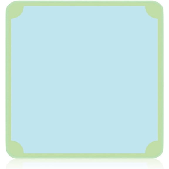 Mahjong Mat for Table, 31.5x31.5 (Aqua Blue)