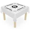 thumbnail image 1 of Mahjong Mat with Instructions - Mahjong Tablecloth Size 55 x 55, Mahjong with Rules, solid color variations, Black and white, 1 of 5