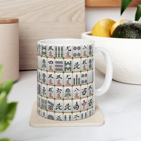 Mahjong Mug, mahjong lovers mug, Mahjong gift, Mahjong Coffee Mug, mahjong gift grandpa, mahjong player mug, Mah-Jongg Birthday Gift.