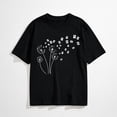 thumbnail image 1 of Mahjong Player Funny Cards Tiles Dandelion Chinese Tile Game T-Shirt, 1 of 7
