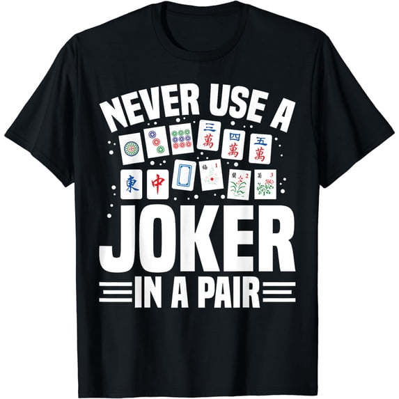 Mahjong Player Mahjong Cards Mah Jongg Tile Set Lover T-Shirt