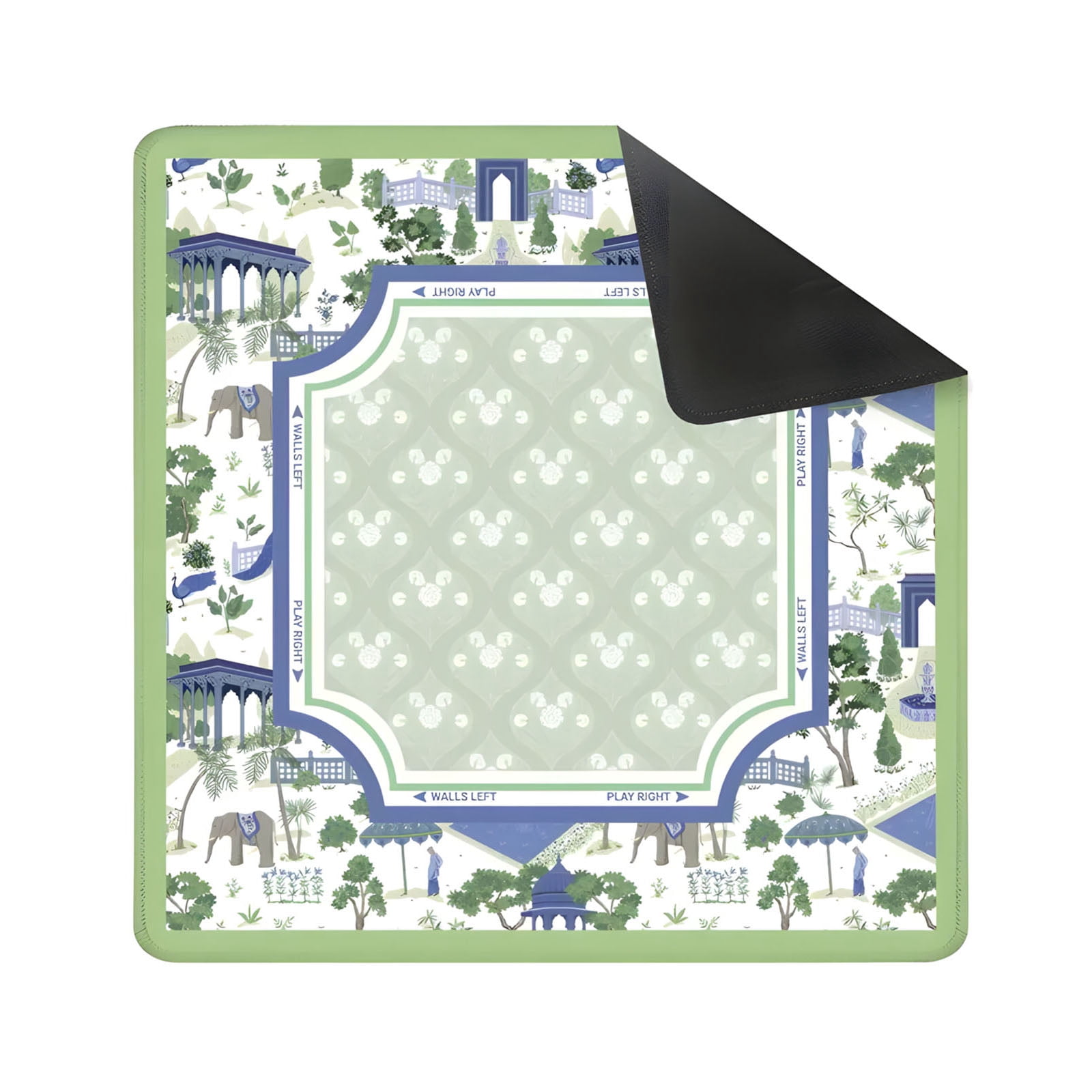 Mahjong Playing Mat With Scratch Resistant Top And Convenient Carry Bag Suitable For Indoor Outdoor Use