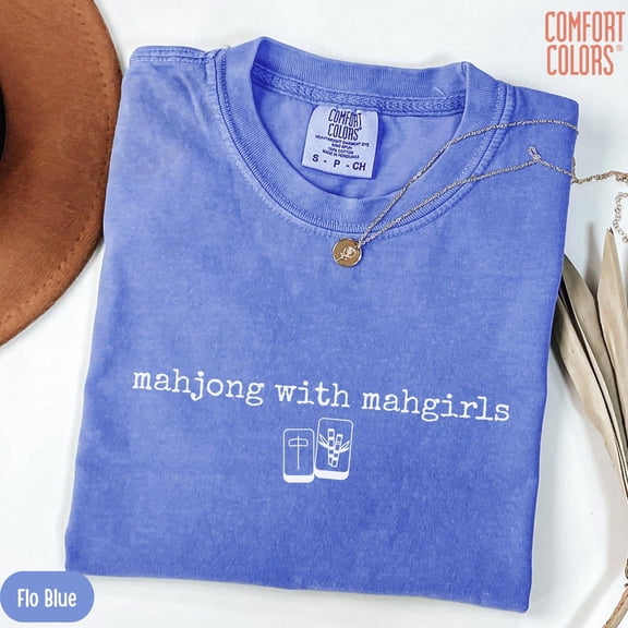 Mahjong Shirt Mahjong with Mahgirls TShirt Funny Game Night Tee Mahjong Gifts