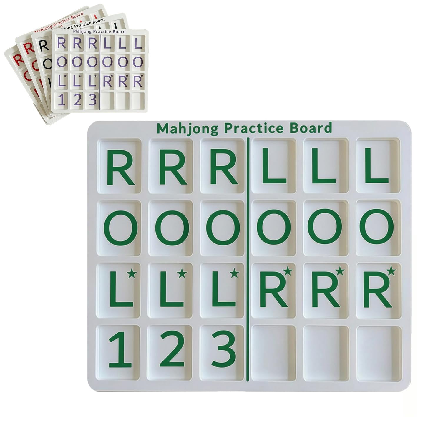 Mahjong Pattern Board Mahjong Solo Practice Board,3D Printed Mahjong Solo Practice Board with ...