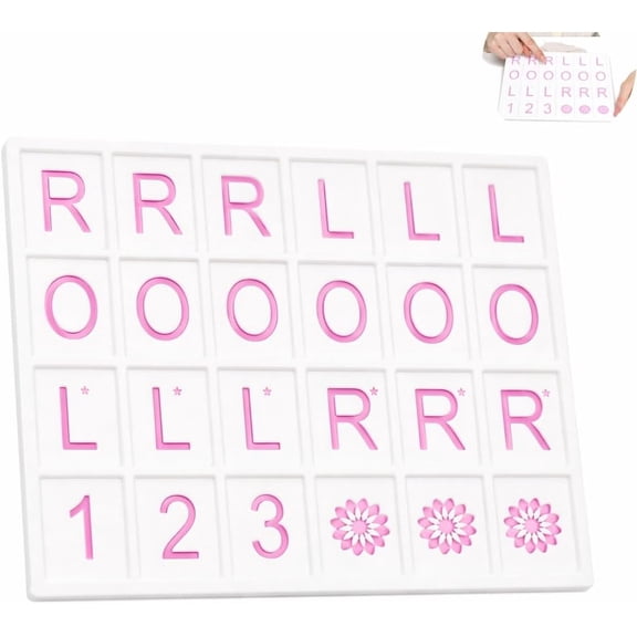 Mahjong Solo Practice Board, Pink Plastic Solo Training Board, Reusable Tile Shifting Guide, 18.615.9cm, 6.267.32in, 1 Piece