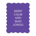 thumbnail image 1 of Mahjong Tile Separator, Heavy Pvc, Scalloped Edge, Mahjong Accessories and Gifts, Home Decor Gifts, Cat Gifts for Cat Lovers, Purple, 1 Pc, 1 of 6