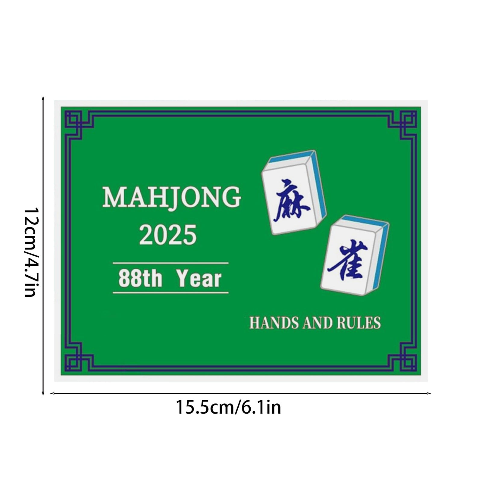 Mahjong Tiles,2025 Mahjong Card Tile Games,4PC National Mahjong