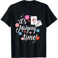 thumbnail image 1 of Mahjong Tshirt for Chinese or Mahjong Player T-Shirt Black 3X-Large, 1 of 3