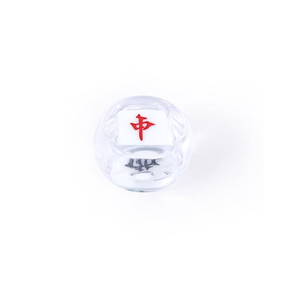 Mahjong Wind Direction Indicator Rotatable Mahjong Wind Marker Dice Acrylic Mahjong Wind Position Marker For Mahjong Game