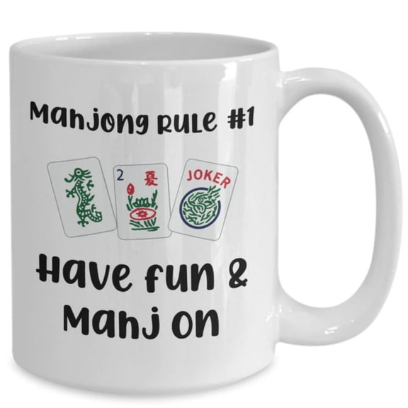 Mahjong mug rule # have fun mahj on.