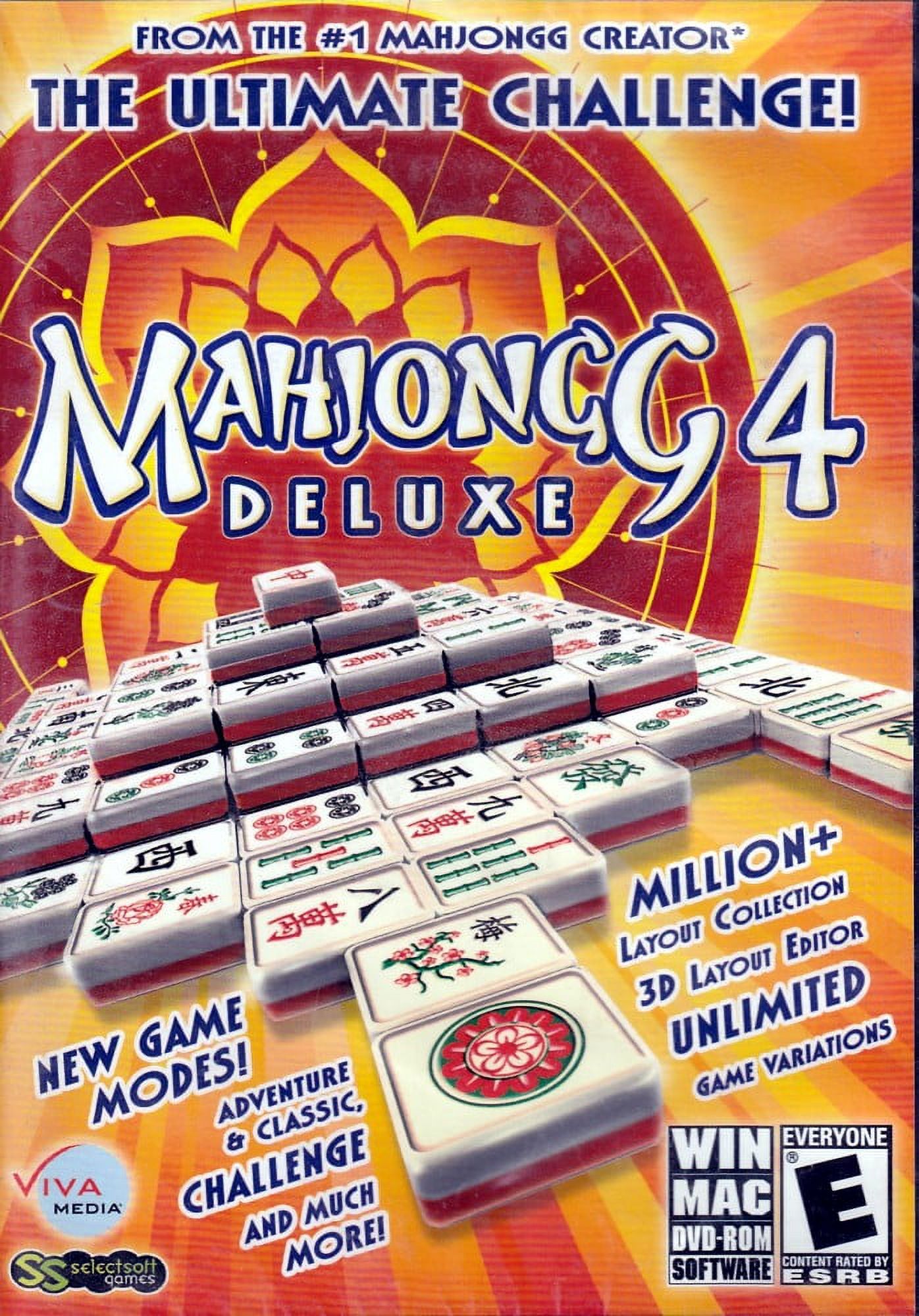 Mahjongg 4 Deluxe: The Ultimate Challenge ~new game modes, million+ layout collection - image 1 of 1