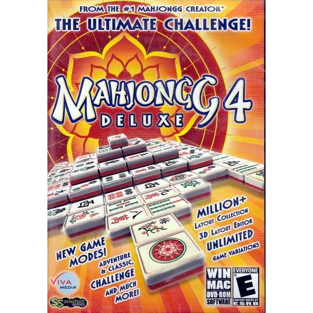 Mahjongg 4 Deluxe: The Ultimate Challenge ~new game modes, million+ layout collection