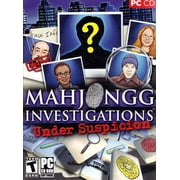 Mahjongg Investigations Under Suspicion PC CDRom - Use Your MahJong Skills to Bring the Criminals to Justice