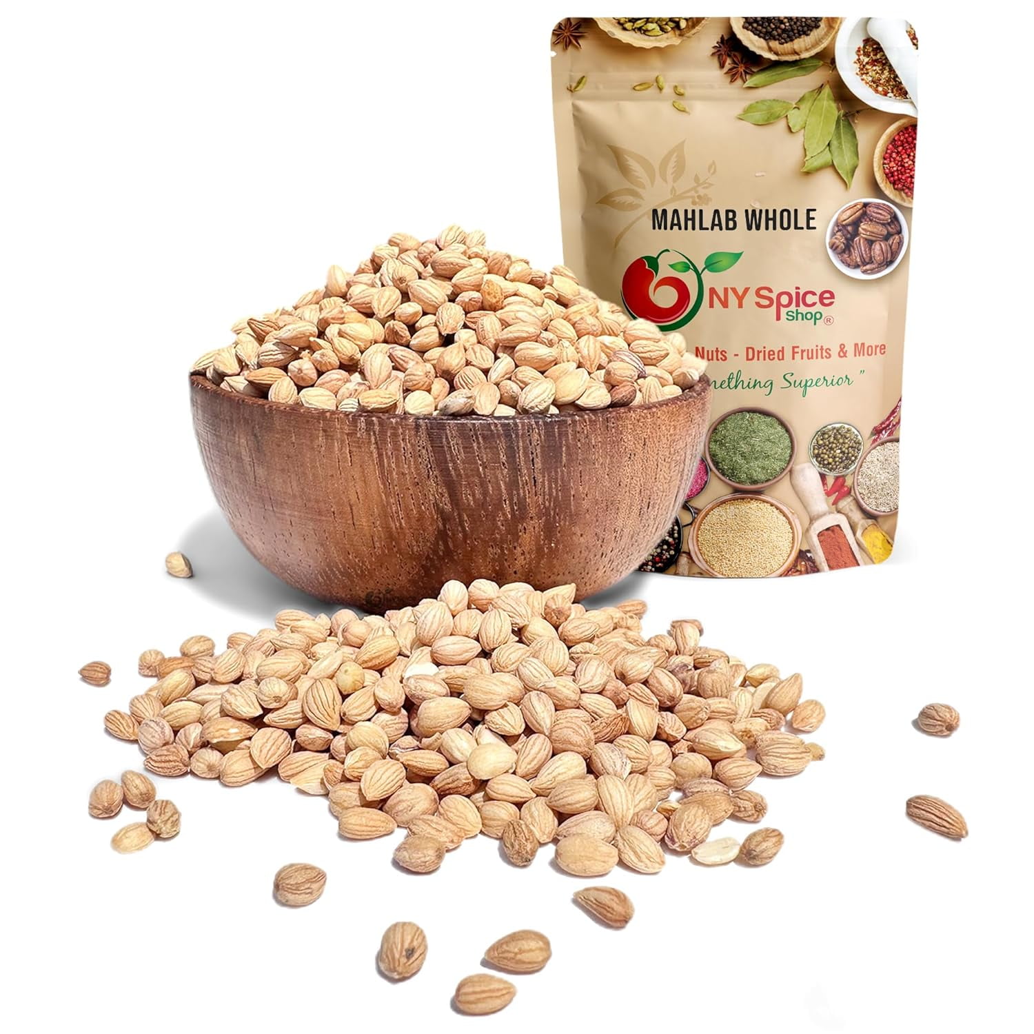 Mahlab Seed Whole  04 Ounce  Raw Spice Mahlepi  Dried Mahlepi  Dry Mahlep Aromatic Traditional Spice for Pastry and Baking