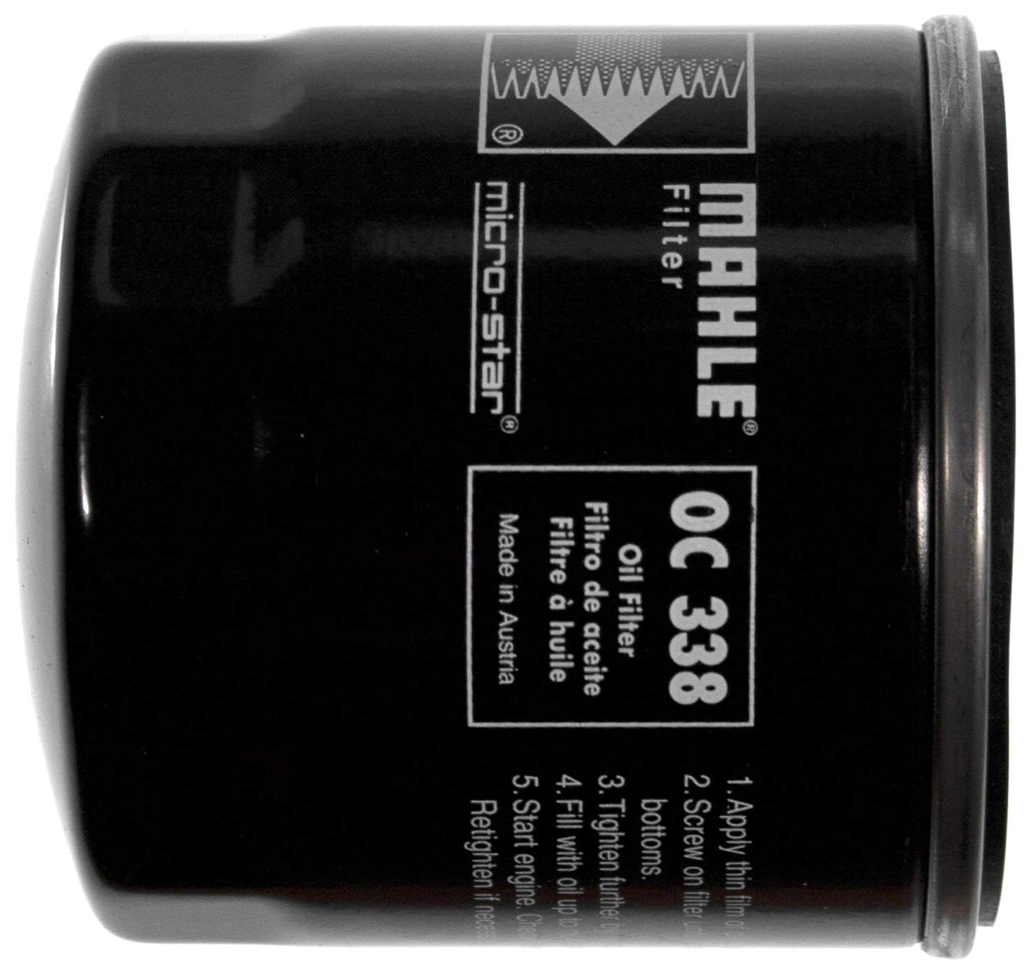 Mahle Mahle Oil Filter OC338 Fits select: 1995-2017 TOYOTA TACOMA, 1998-2006 TOYOTA SIENNA