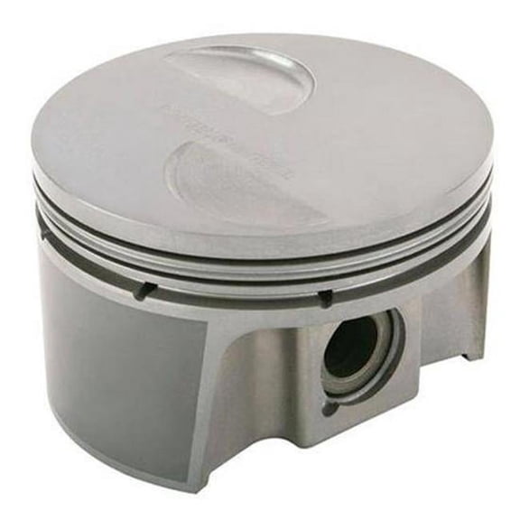 Mahle Pistons 930200455 PowerPak Flat Top Piston Set - Small Block Chevy - 4.155 in. Bore - 6.000 in. Rod - 3.500 in. Stroke