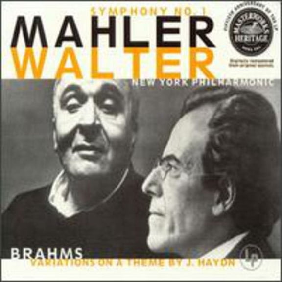 Mahler / Brahms / Walter / Nyp - Symphony 1 / Variations on a Theme By Haydn - Music & Performance - CD