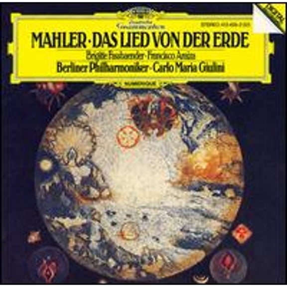 Pre-Owned Mahler: Das Lied von der Erde (CD 0028941345929) by Brigitte Fassbaender (contralto), Francisco Araiza (tenor), Berlin Philharmonic Orchestra, Carlo Maria Giulini (conductor)