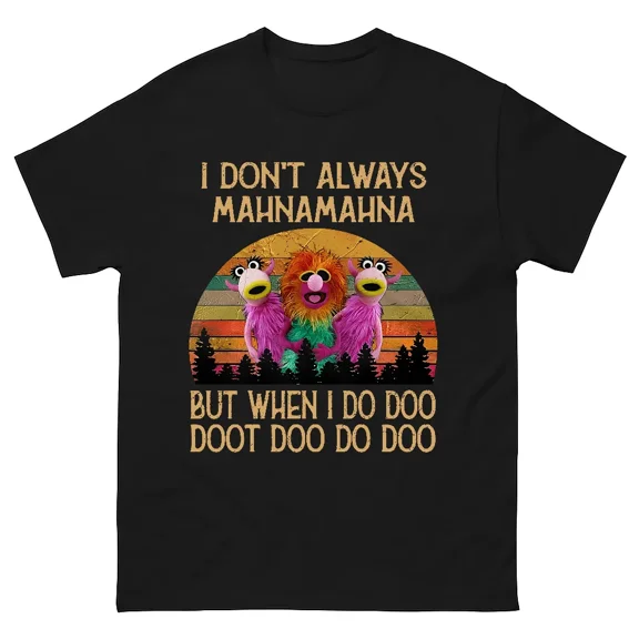 Mahna Mahna Comedy Reference Classic Graphic Muppet Fan Unisex T-Shirt V10570, Plus Size S–5XL Available