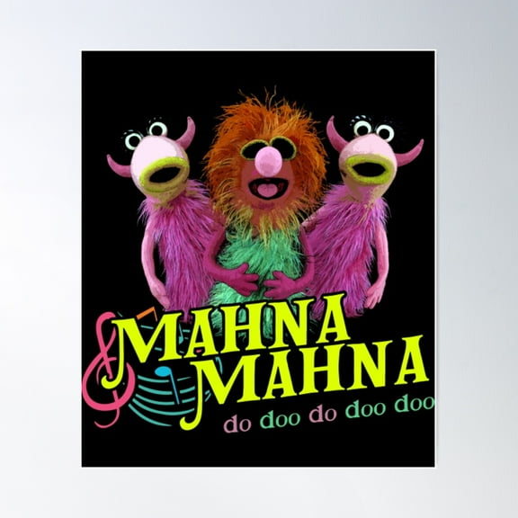 Mahna Mahna From The Muppet Show Poster Wall Art, Modern Wall Decor For Living Room Bedroom, 12x18 UNFRAMED