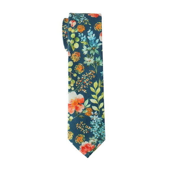 Gem Floral Skinny Necktie, Wedding Dress Necktie, Wedding Gift