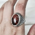 thumbnail image 1 of Mahogany Jasper Mans Ring, Natural Mahogany Jasper Ring, Silver Jewelry, 925 Silver Ring, Birthday Gift, Heavy Mens Ring, Arabic Design, Ottoman Style Ring, Christmas, Turkey Mens Signet Ring, 1 of 5