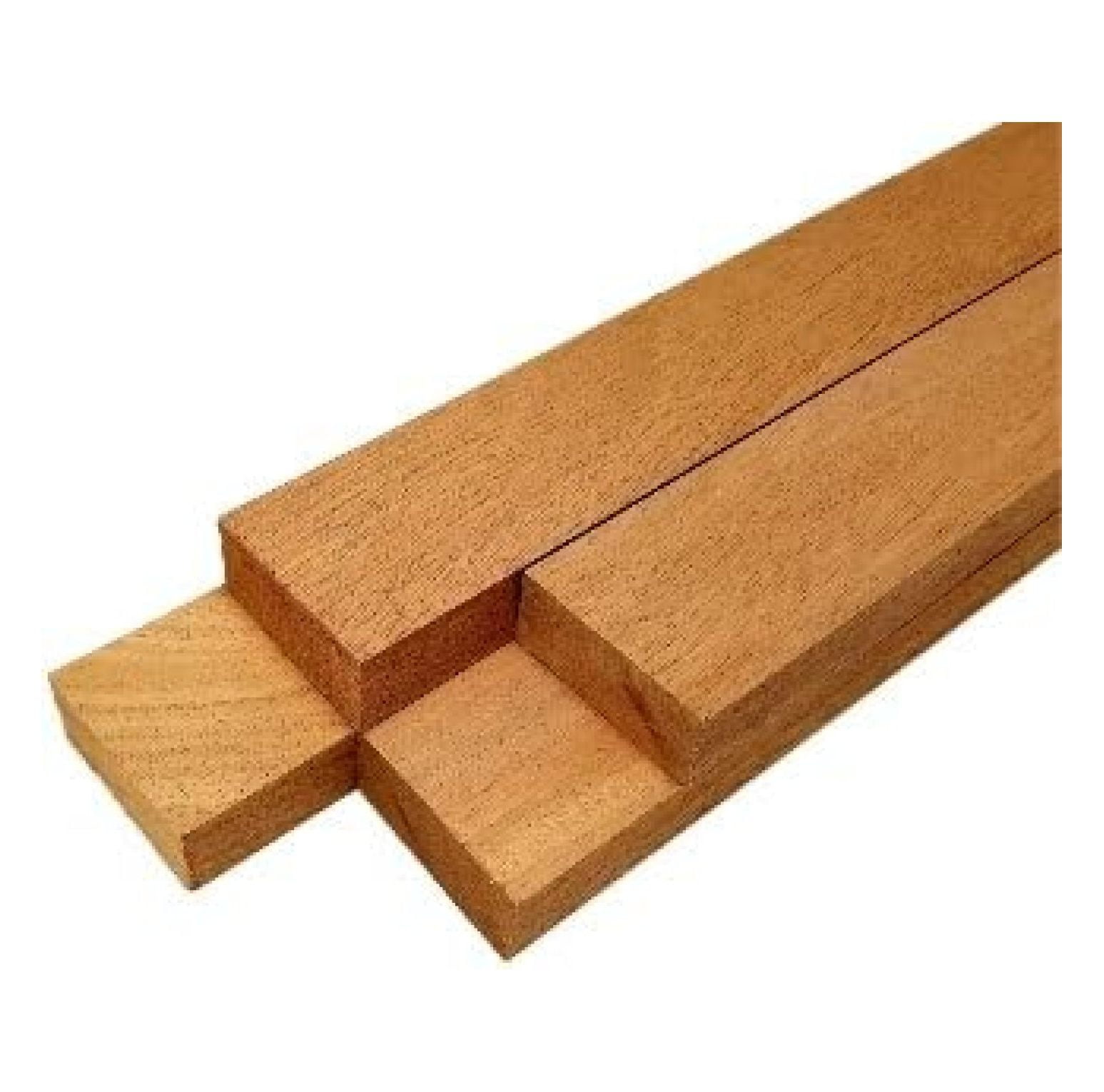 Mahogany Lumber - 3/4" x 2" (4 Pcs) (3/4" x 2" x 12")