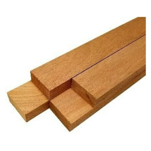 Mahogany Lumber - 3/4" x 2" (4 Pieces) (3/4" x 2" x 18")