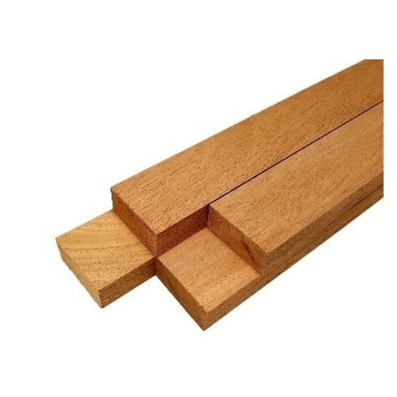 Mahogany Lumber - 3/4" x 2" (4 Pieces) (3/4" x 2" x 24")