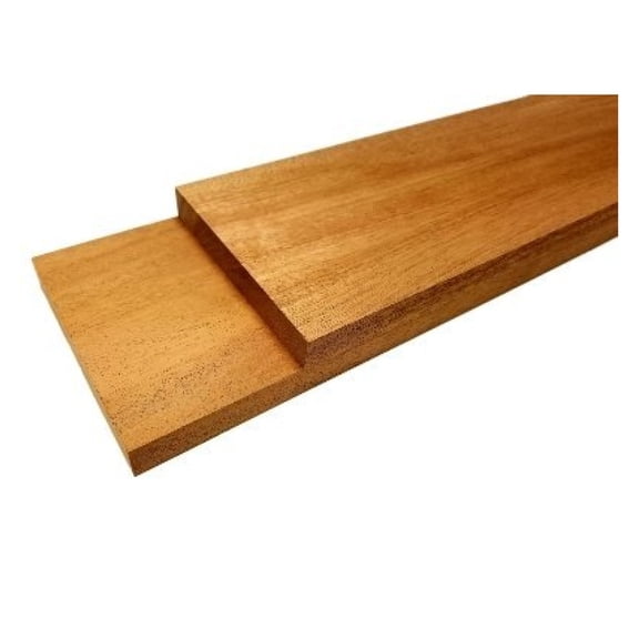 Mahogany Lumber - 3/4" x 6" (2 Pcs) (3/4" x 6" x 12")