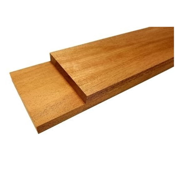 Mahogany Lumber - 3/4" x 6" (2 Pieces) (3/4" x 6" x 24")
